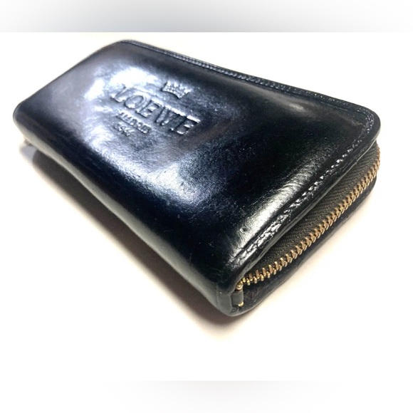 LOEWE VINTAGE ZIP AROUND LONG WALLET - Picture 2 of 13